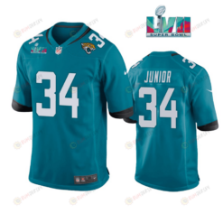 Gregory Junior 34 Jacksonville Jaguars Super Bowl LVII Super Bowl LVII Teal Men's Jersey