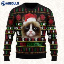 Grumpy Cat Meh Ugly Sweaters For Men Women Unisex