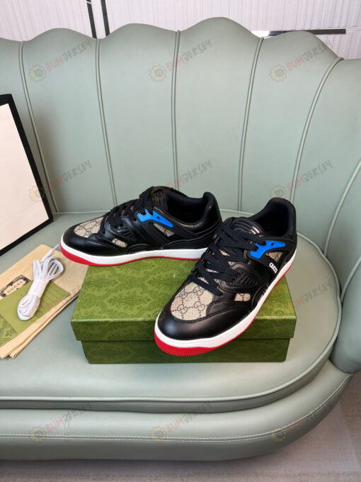 Gucci Basket Shoes Sneakers In Black