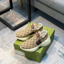 Gucci Exclusive Rhyton Shoes Sneakers In Beige