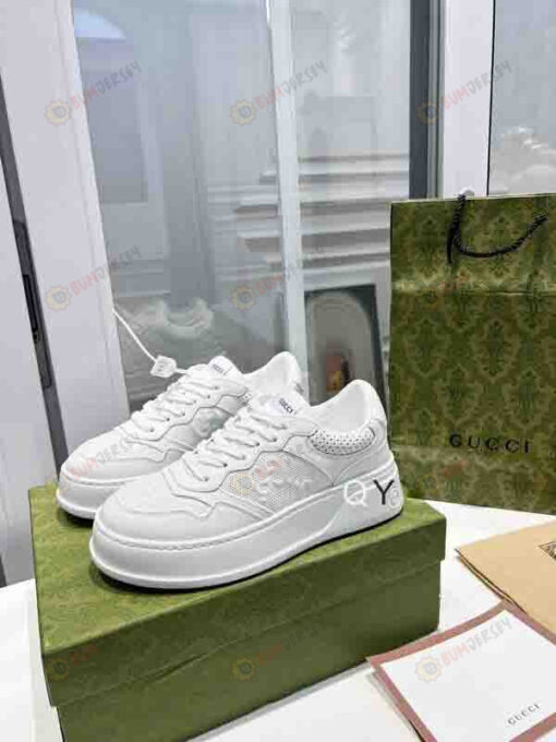 Gucci GG Embossed Shoes Sneakers - White