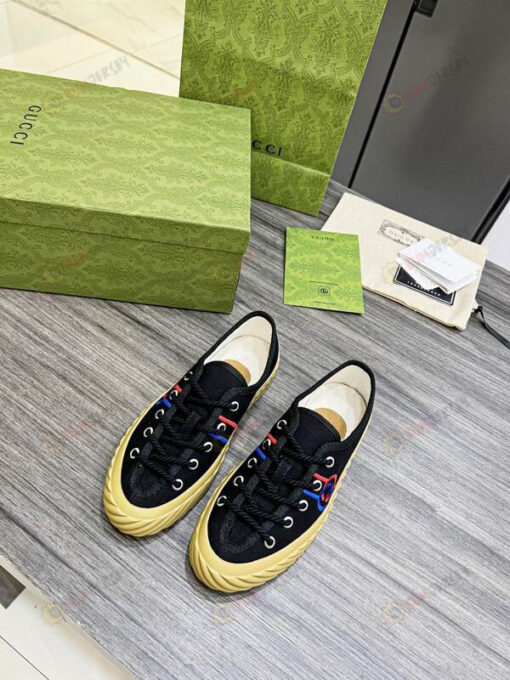 Gucci GG Interlocking Shoes Sneakers - Black