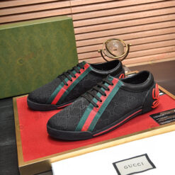 Gucci GG Monogram Low 'Black' Shoes Sneakers