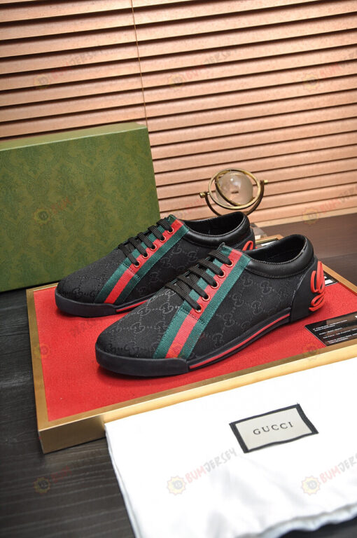 Gucci GG Monogram Low 'Black' Shoes Sneakers