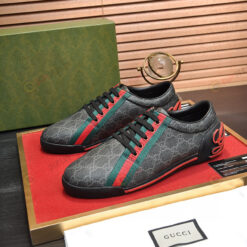Gucci GG Monogram Low 'Black/Beige' Shoes Sneakers