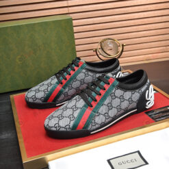 Gucci GG Monogram Low 'Grey' Shoes Sneakers