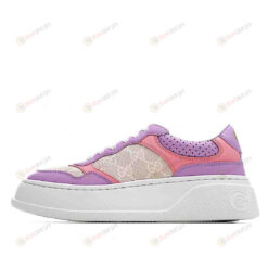 Gucci GG Purple GG Supreme Canvas Shoes Sneakers