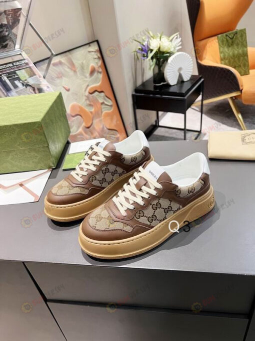 Gucci GG Shoes Sneakers - Beige/Ebony Orignal GG Canvas