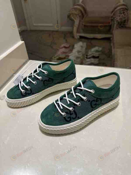 Gucci GG Shoes Sneakers - Green GG Canvas