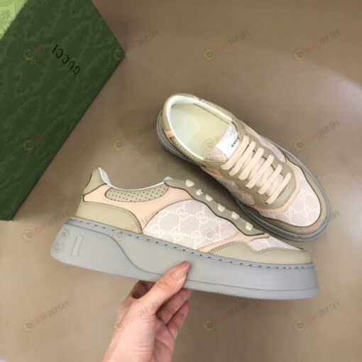 Gucci GG Shoes Sneakers In White And Beige