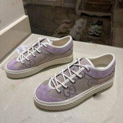 Gucci GG Shoes Sneakers - Purple GG Canvas