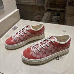 Gucci GG Shoes Sneakers - Red GG Canvas