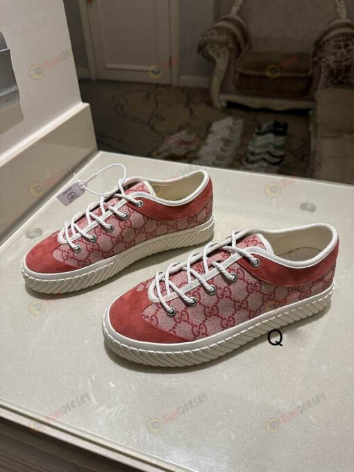 Gucci GG Shoes Sneakers - Red GG Canvas