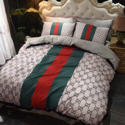 Gucci GG Web Stripe Pattern Bedding Set