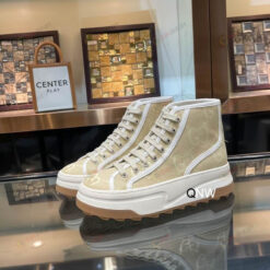 Gucci High-top Maxi GG Shoes Sneakers - Light Yellow