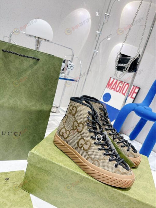 Gucci High-top Maxi GG Women Shoes Sneakers