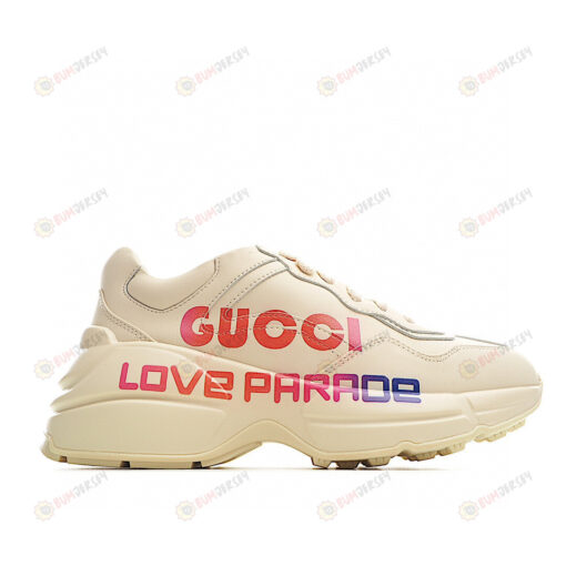 Gucci Rhyton Love Parade Print Shoes Sneakers