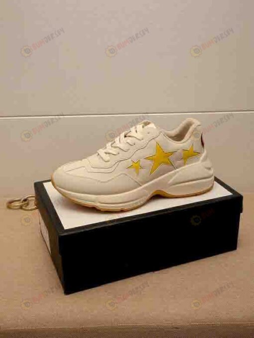 Gucci Rhyton Yellow Stars Shoes Sneakers