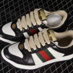 Gucci Screener Black And White Shoes Sneakers