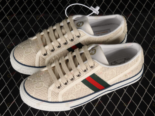 Gucci Tennis 1977 Ivory And White Shoes Sneakers