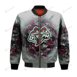 Guelph Storm Bomber Jacket 3D Printed Camouflage Vintage