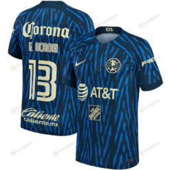 Guillermo Ochoa 13 Club America Men 2022/23 Away Player Jersey - Blue
