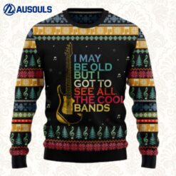 Guitar Old Vintage Ugly Sweaters For Men Women Unisex