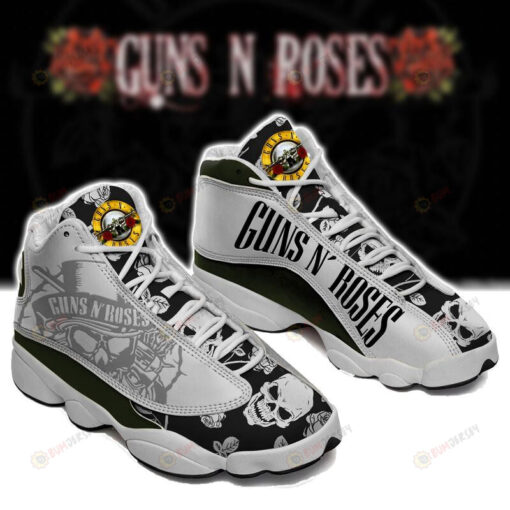 Guns N Roses Rock Band Form Air Jordan 13 Sneakers Sport Shoes