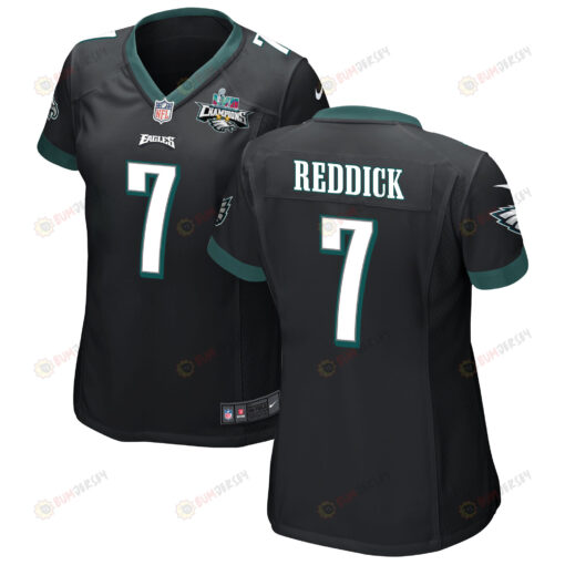 Haason Reddick 7 Philadelphia Eagles Super Bowl LVII Champions 2 Stars WoMen's Jersey - Black