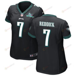 Haason Reddick 7 Philadelphia Eagles Super Bowl LVII Champions WoMen's Jersey - Black