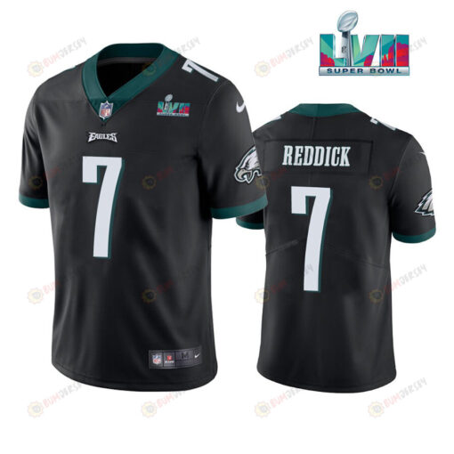 Haason Reddick 7 Philadelphia Eagles Super Bowl LVII Vapor Limited Men Jersey - Black