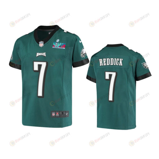 Haason Reddick 7 Philadelphia Eagles Youth Super Bowl LVII Game Jersey - Green