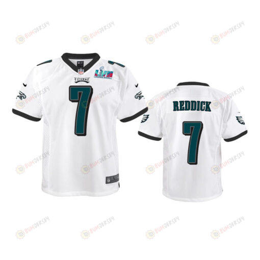 Haason Reddick 7 Philadelphia Eagles Youth Super Bowl LVII Game Jersey - White