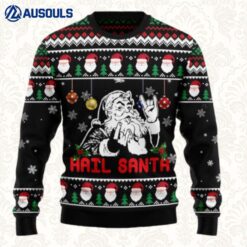 Hail Santa Ugly Sweaters For Men Women Unisex