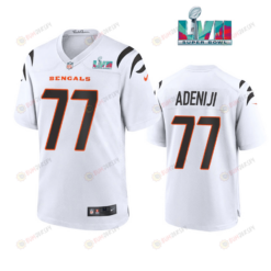 Hakeem 77 Adeniji Cincinnati Bengals Super Bowl LVII Men's Jersey- White