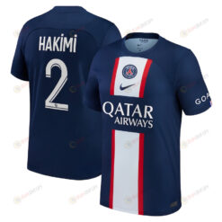 Hakimi 2 Paris Saint-Germain Men 2022/23 Home Player Jersey - Blue