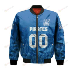 Hampton Pirates Bomber Jacket 3D Printed Team Logo Custom Text And Number