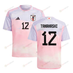 Hana Takahashi 12 Japan Women's National Team 2023-24 World Cup Away Jersey
