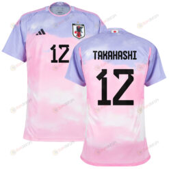 Hana Takahashi 12 Japan Women's National Team 2023-24 World Cup Away Men Jersey