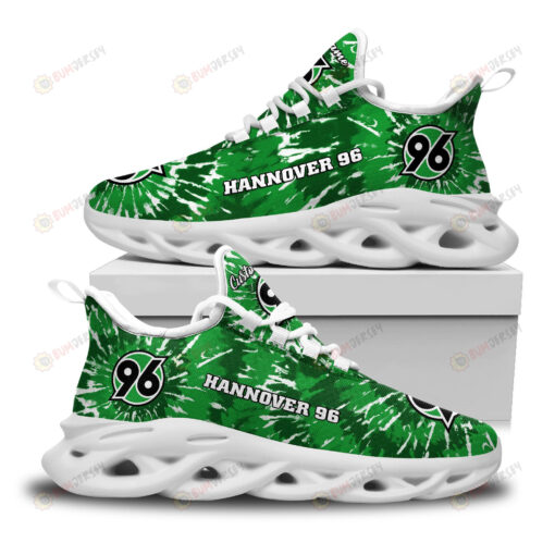 Hannover 96 Logo Custom Name Tie Dye Pattern 3D Max Soul Sneaker Shoes