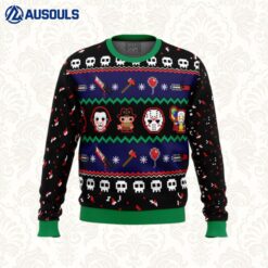 Happy Horrordays Ugly Sweaters For Men Women Unisex