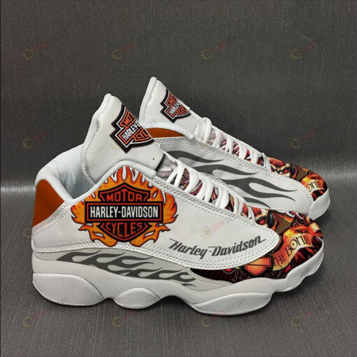 Harley Davidson Fire Form Air Jordan 13 Sneakers Sport Shoes