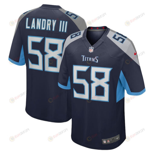 Harold Landry III Tennessee Titans Game Jersey - Navy