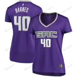 Harrison Barnes Sacramento Kings Women's Fast Break Player Jersey - Icon Edition - Purple