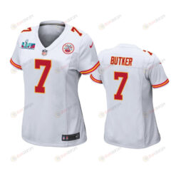 Harrison Butker 7 Kansas City Chiefs Super Bowl LVII Game Jersey - Women White