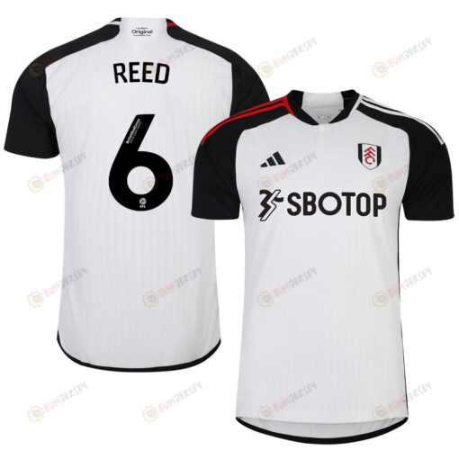 Harrison Reed 6 Fulham FC 2023-24 EFL Home Men Jersey - White