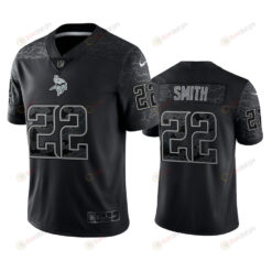Harrison Smith 22 Minnesota Vikings Black Reflective Limited Jersey - Men