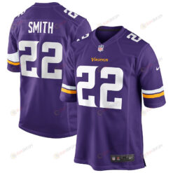Harrison Smith 22 Minnesota Vikings Game Jersey - Purple