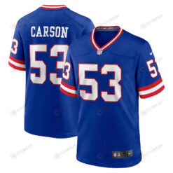 Harry Carson New York Giants Classic Retired Player Game Jersey - Royal