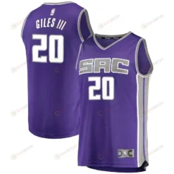 Harry Giles Sacramento Kings Fast Break Road Player Jersey - Purple